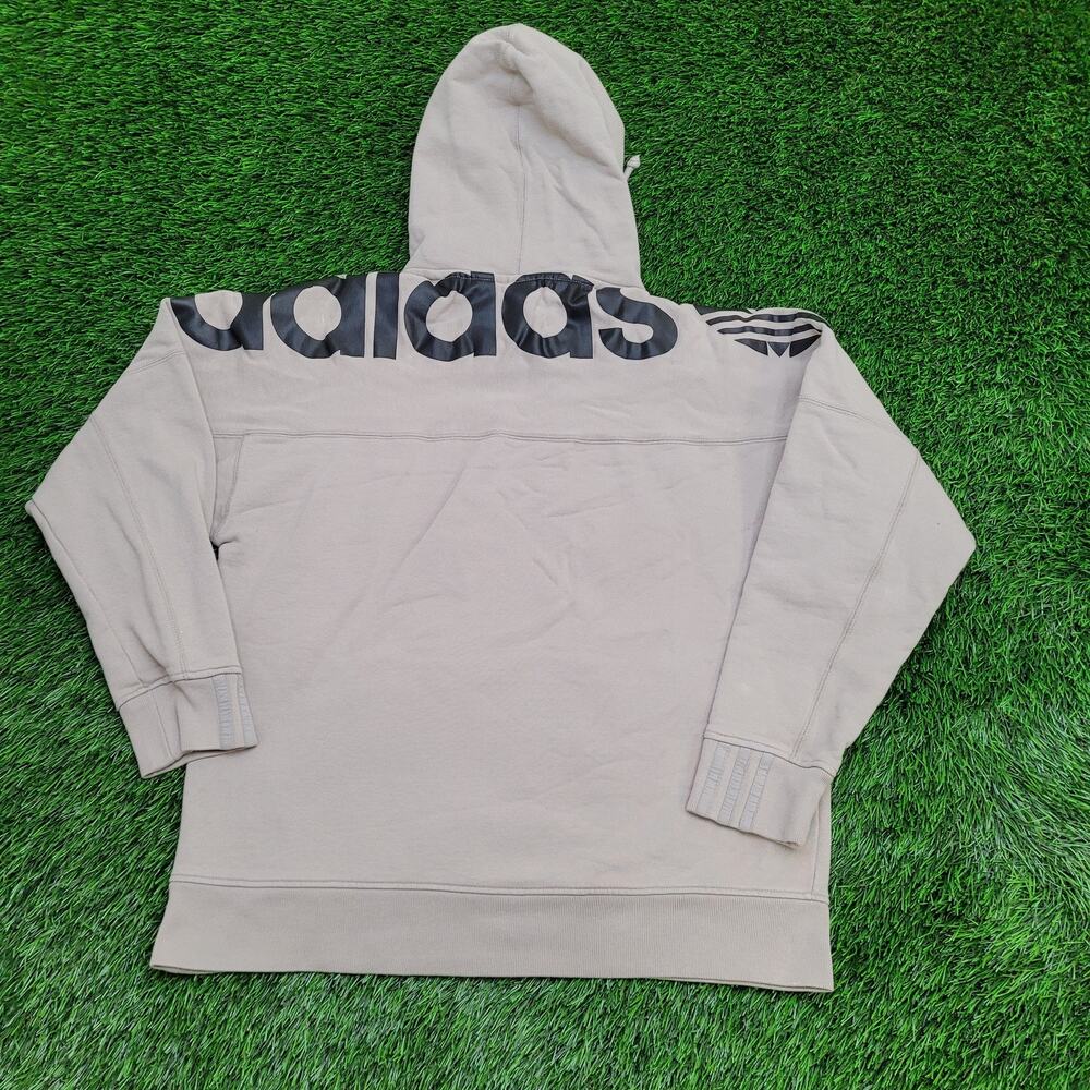 ADIDAS Trefoil Hoodie Womens Small 21x24 Baggy Back-Print